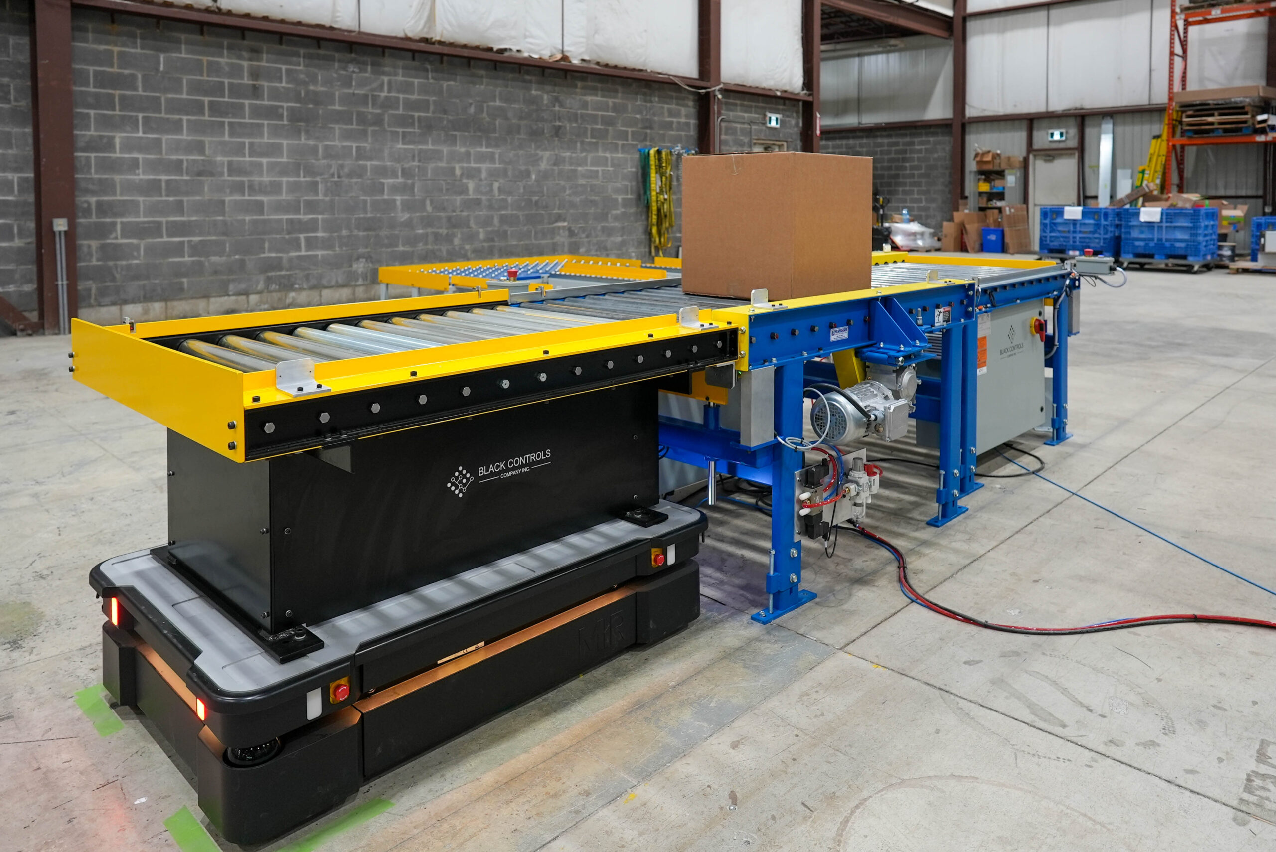 AMRs, Black Controls Conveyor Top Module